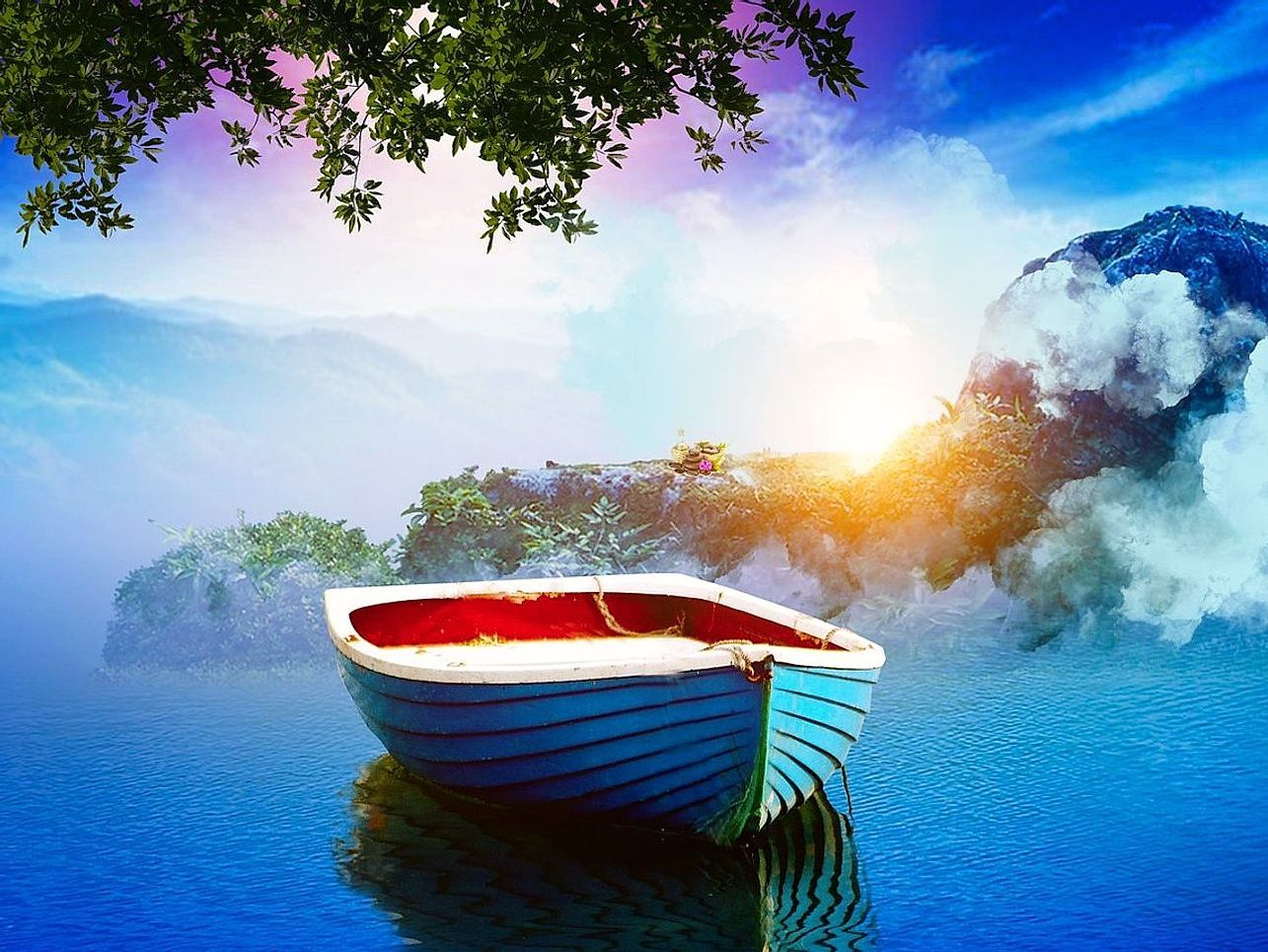 የተራራ ሐይቅ ገንብ